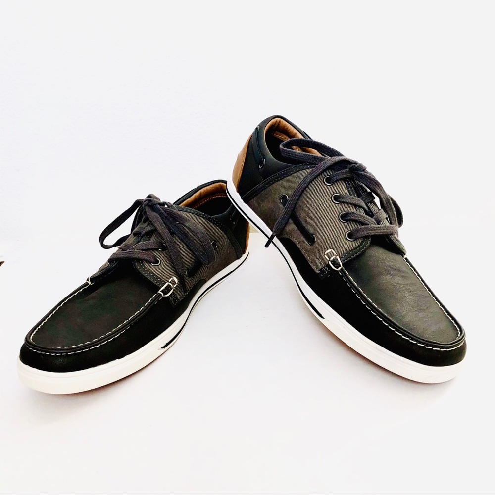 SOLD⚡️HP💘SONOMA⚡️Grey/Brown Men Sport Boat Shoes_8M - Picture 3 of 9